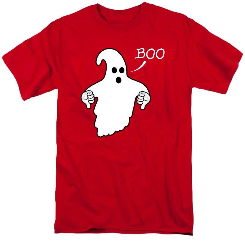 NCP-IM0564 Ghost Boo Thumbs Down Red AT