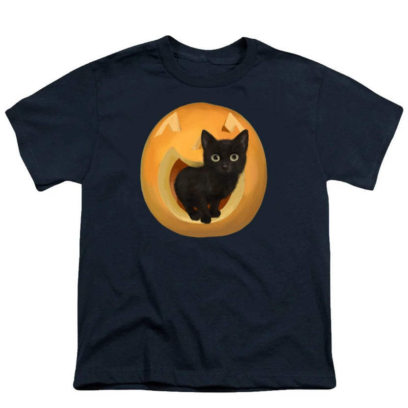 NCP-IM0572 Pumpkin Cat Navy YT