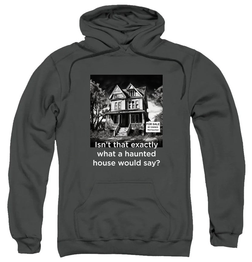 NCP-IM0575 Isn't That Exactly What a Haunted House Would Say Charcoal AFTH