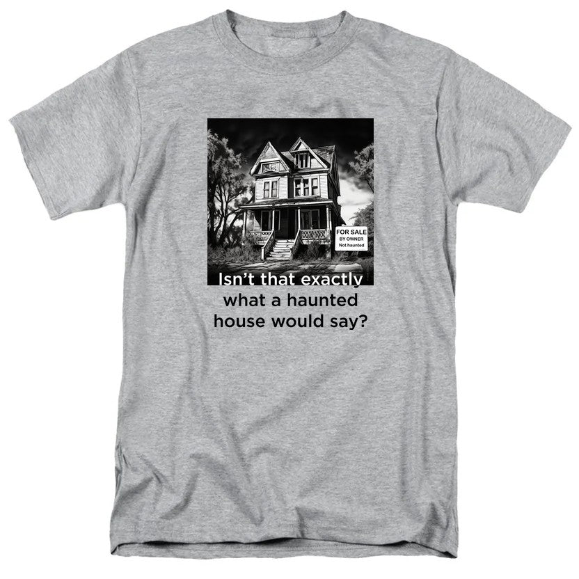 NCP-IM0575 Isn't That Exactly What a Haunted House Would Say Gray AT
