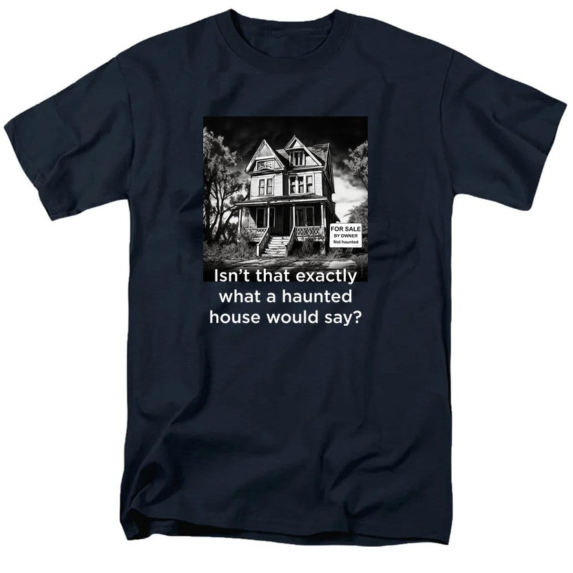 NCP-IM0575 Isn't That Exactly What a Haunted House Would Say Navy AT