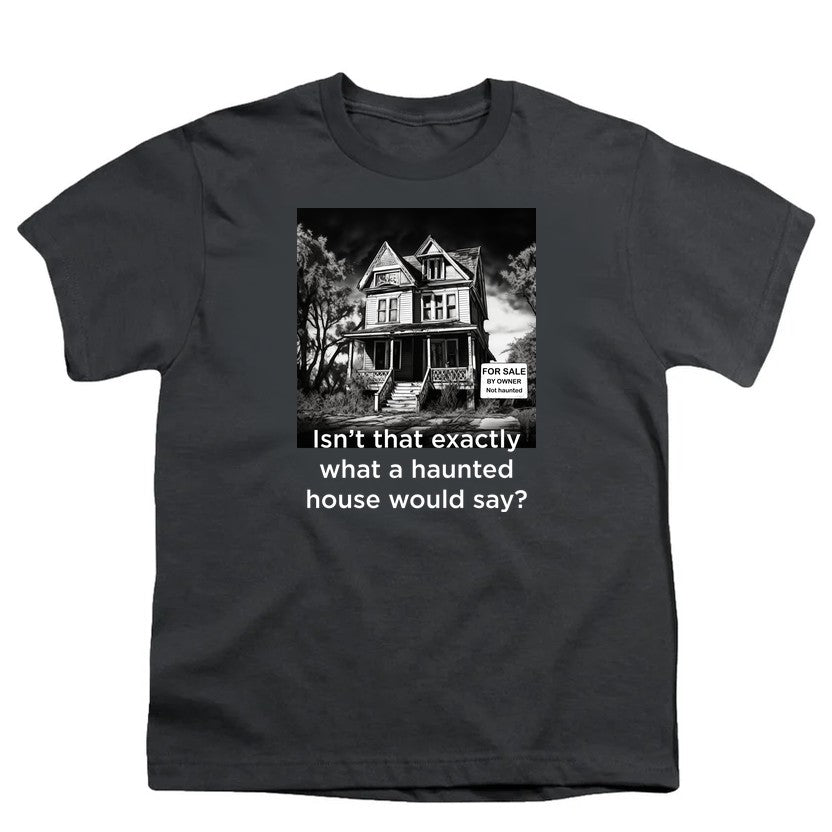 NCP-IM0575 Isn't That Exactly What a Haunted House Would Say Charcoal YT