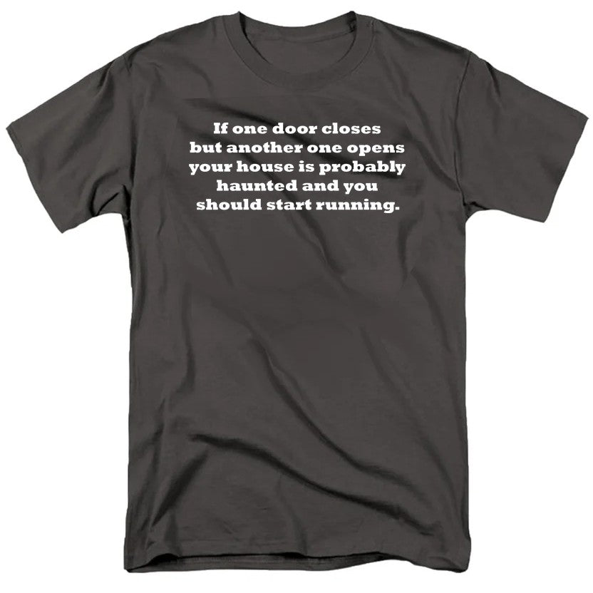 NCP-IM0576 If One Door Closes Your House Is Haunted Charcoal AT