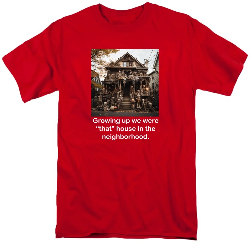 NCP-IM0577 Growing Up We Were That House Red AT