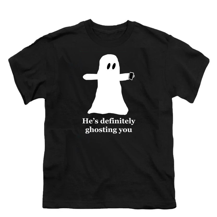 NCP-IM0578 He's Definitely Ghosting You Black YT