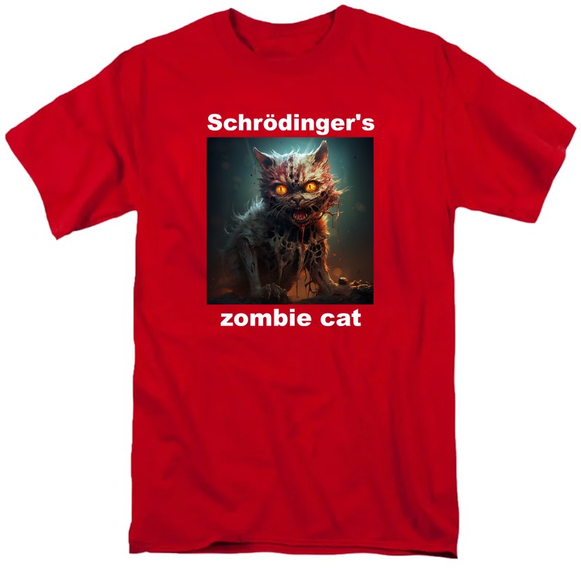 NCP-IM0580 Schrödinger's Zombie Cat Red AT