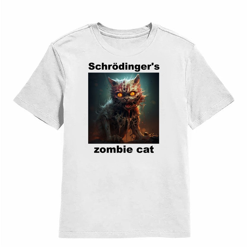 NCP-IM0580 Schrödinger's Zombie Cat White YT