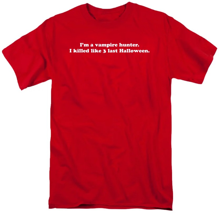 NCP-IM0584 I'm a Vampire Hunter Red AT