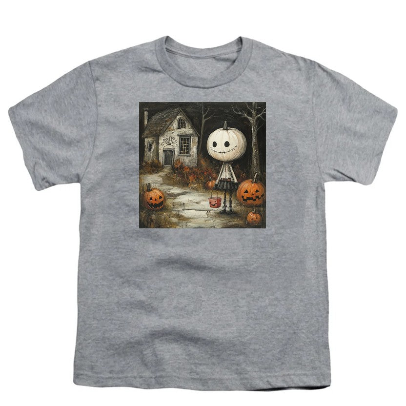 NCP-IM0587 Trick or Treat Pumpkin Kid Gray YT