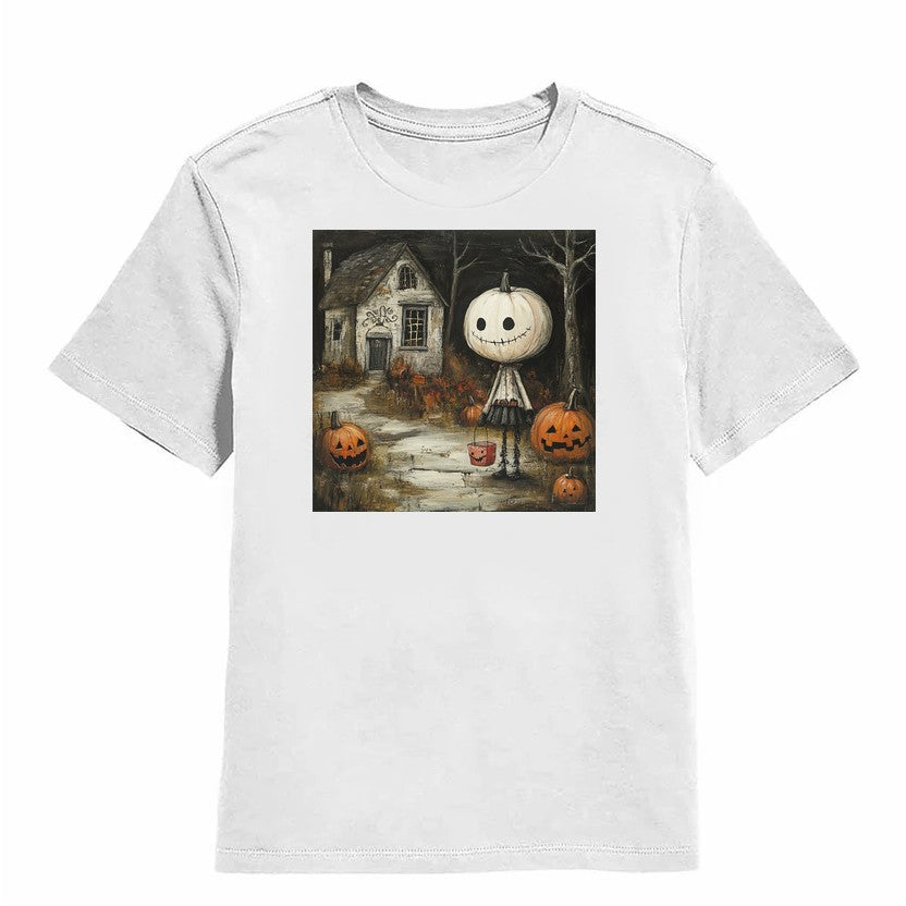 NCP-IM0587 Trick or Treat Pumpkin Kid White YT