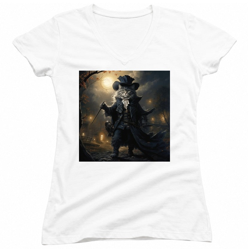 NCP-IM0588 Sleepy Hollow Cat White JS