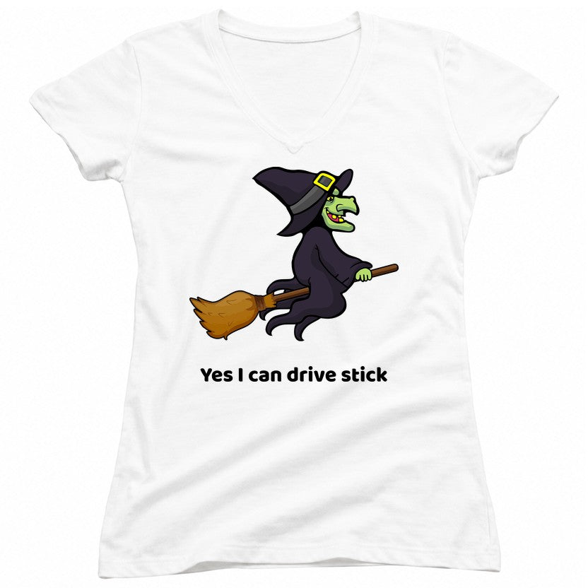 NCP-IM0589 Yes I Can Drive Stick White JS