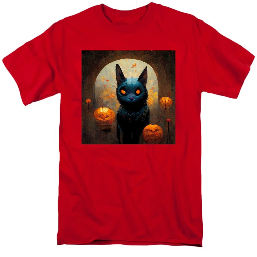 NCP-IM0593 Halloween Cat Red AT