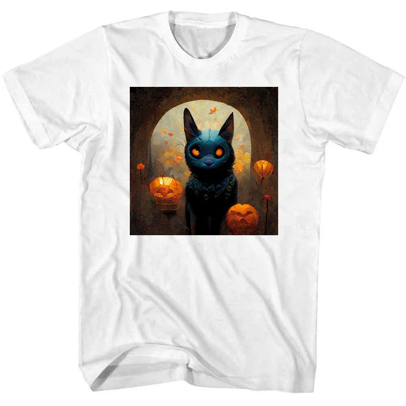 NCP-IM0593 Halloween Cat White AT