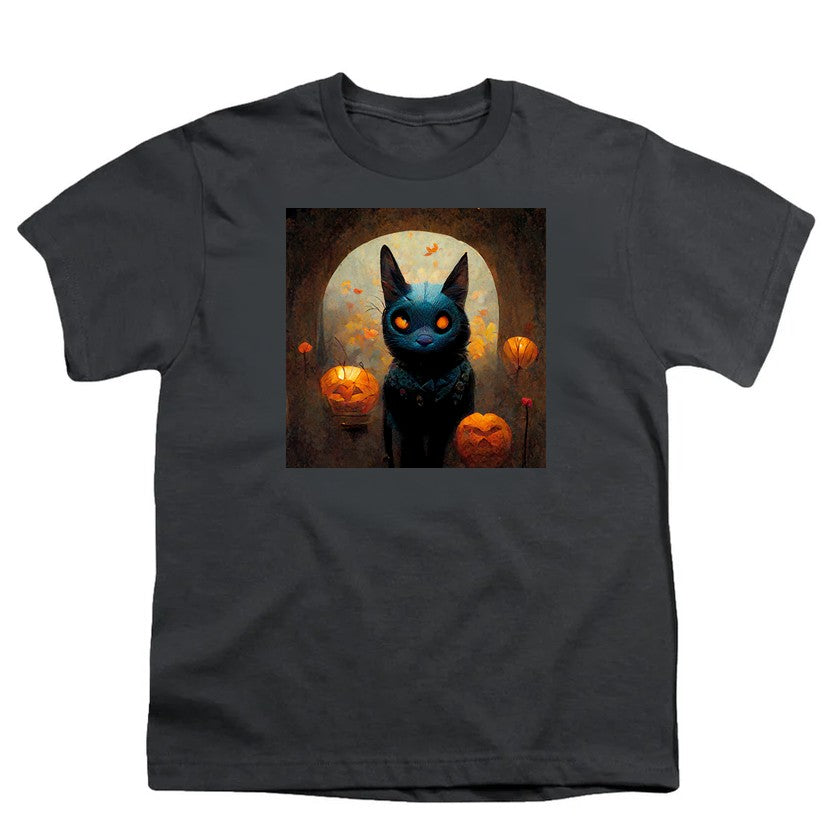 NCP-IM0593 Halloween Cat Charcoal YT
