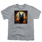 NCP-IM0593 Halloween Cat Gray YT