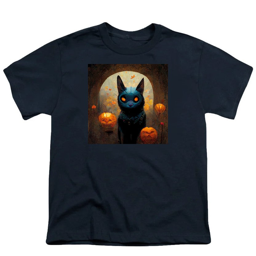 NCP-IM0593 Halloween Cat Navy YT