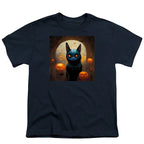 NCP-IM0593 Halloween Cat Navy YT