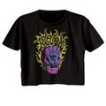 Incubus Ladies Crop Top - Skull Hand
