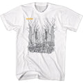 White Incubus t-shirt featuring a Trees design