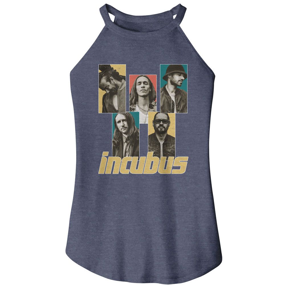Incubus Ladies Rocker Tank - Band Member Boxes