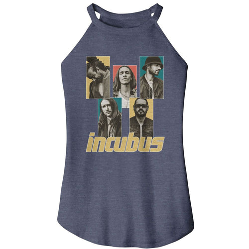 Incubus Ladies Rocker Tank - Band Member Boxes