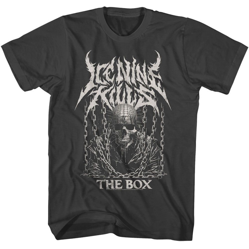 Smoke gray Ice Nine Kills t-shirt featuring Ice Nine Kills The Box design