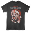 Smoke gray Ice Nine Kills t-shirt featuring Ice Nine Kills x Terrifier Santa Hat design