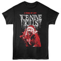 Black Ice Nine Kills t-shirt featuring Ice Nine Kills x Terrifier Christmas Axe design
