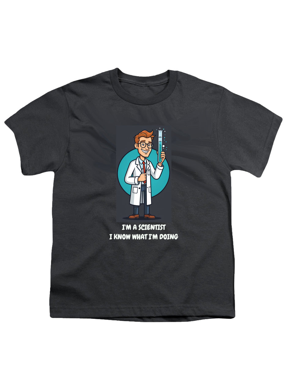 Charcoal I'm a Scientist I Know What I'm Doing Youth/Toddler T-Shirt