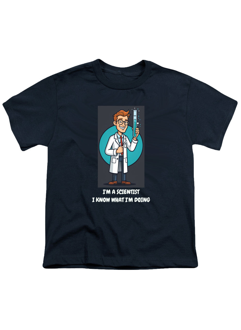 Navy I'm a Scientist I Know What I'm Doing Youth/Toddler T-Shirt
