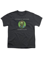Charcoal I've Earned My Merit Badge in Zombie Killing Youth/Toddler T-Shirt