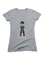 Gray Izuku Midoriya Juniors V-Neck T-Shirt