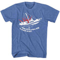 Royal heather Jaws t-shirt featuring Jaws You're Gonna Need A Bigger Boat design