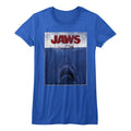 Jaws Ladies T-Shirt - Movie Poster