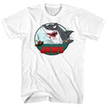 White Jaws t-shirt featuring Jaws Grrrr design