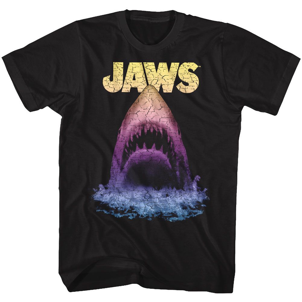 Black Jaws t-shirt featuring Jaws New To The Game design