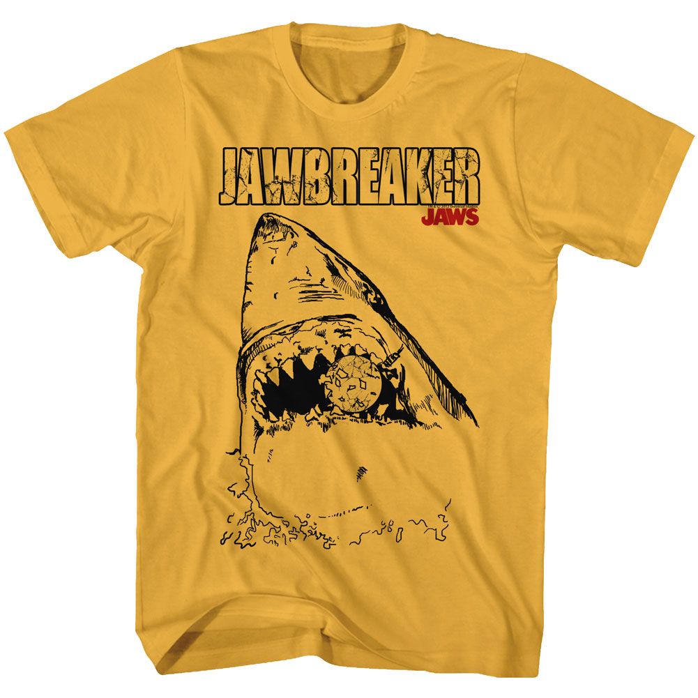Ginger Jaws t-shirt featuring Jaws Jawbreaker design