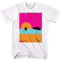 White Jaws t-shirt featuring Jaws Visiting Amity design