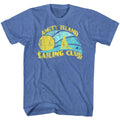Royal heather Jaws t-shirt featuring Jaws Sail design