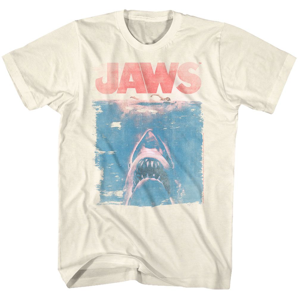 Natural Jaws t-shirt featuring Jaws Fade design