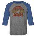 Jaws 3/4 Raglan - Shark Sun