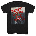 Black heather Jaws t-shirt featuring Jaws Don't Do It design