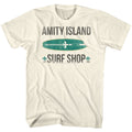 Natural Jaws t-shirt featuring Jaws Amity Surf Shop design