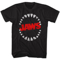 Black Jaws t-shirt featuring Jaws Teeth design