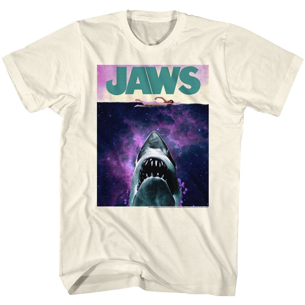 Natural Jaws t-shirt featuring Jaws Adventures design