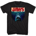 Black Jaws t-shirt featuring Jaws Poster Again design
