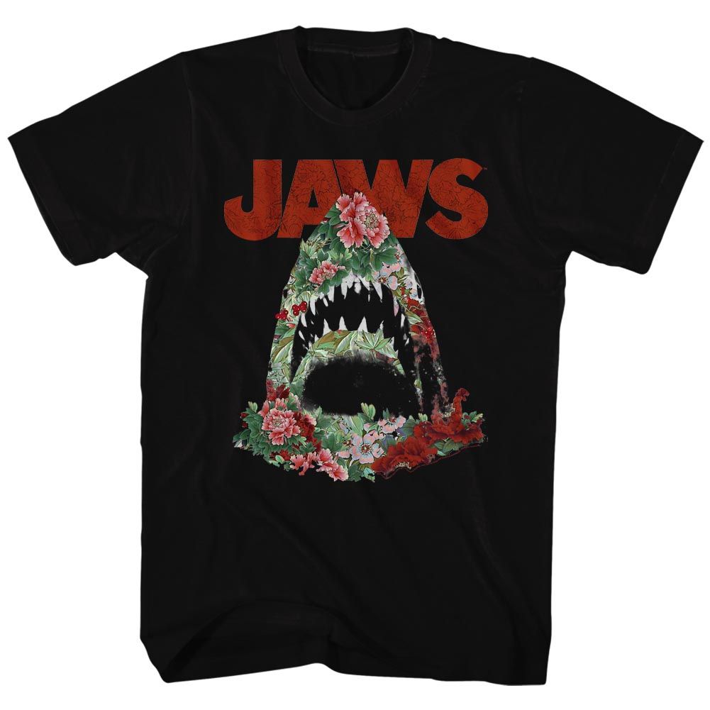 Black Jaws t-shirt featuring Jaws Inferior design