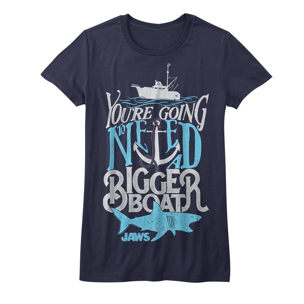 Jaws Ladies T-Shirt - Typography
