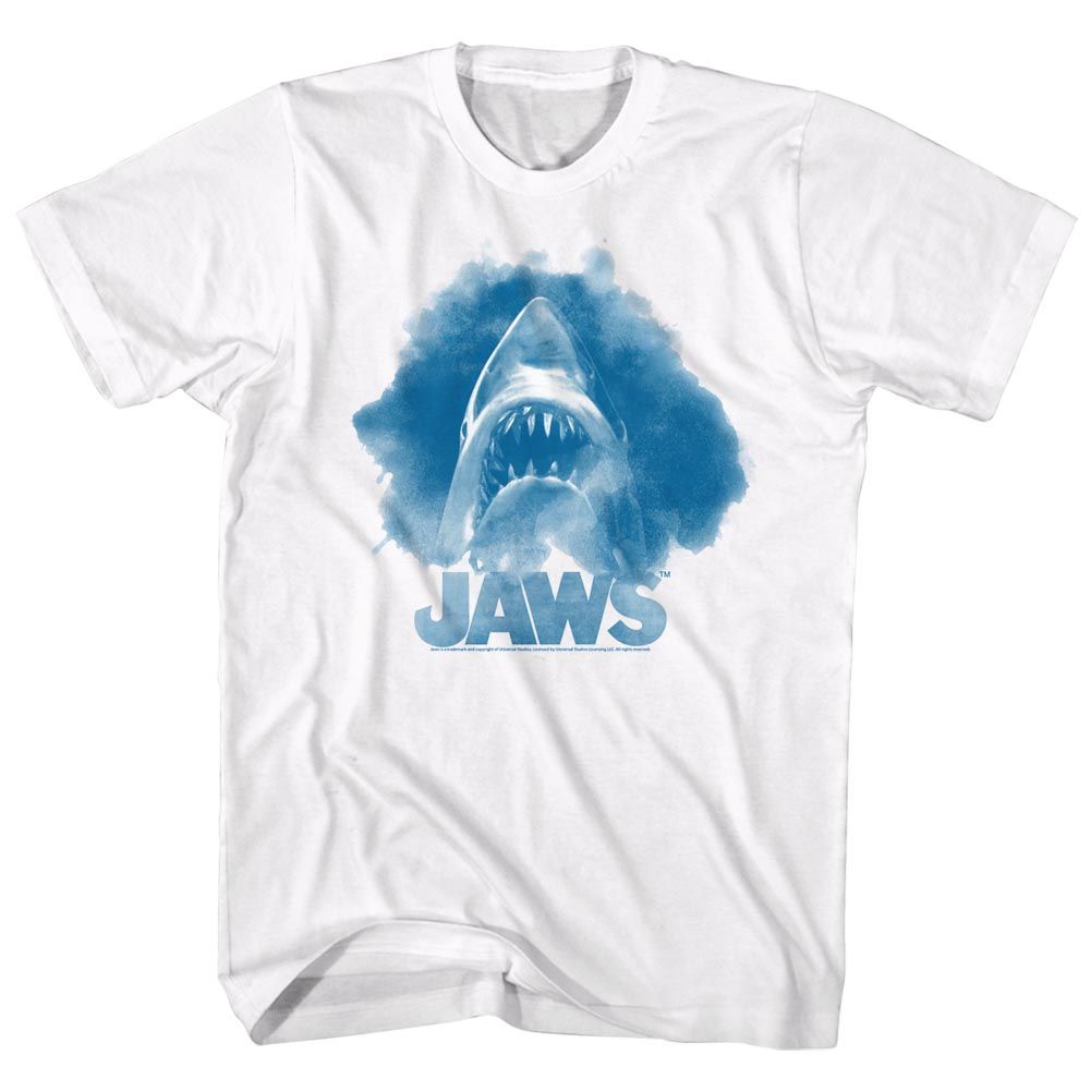 White Jaws t-shirt featuring Jaws Watercolor design